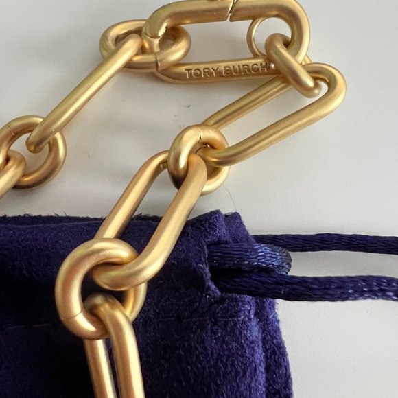 TORY BURCH ROXANNE CHAIN SHORT NECKLACE - Picture 7 of 11